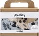 Creativ Company CC Mini Craft Kit Jewellery, Roses, black, black/white, white, 1 pack