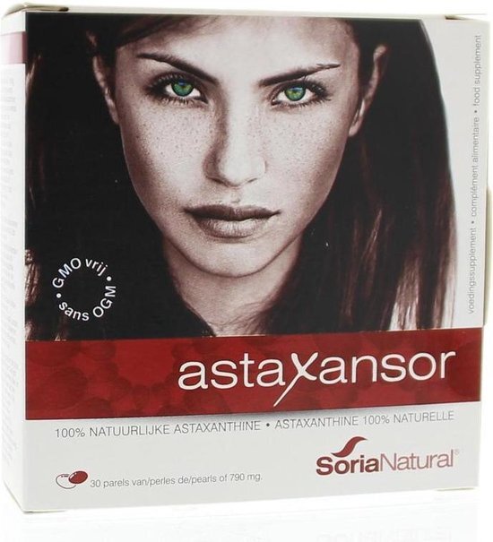 Soria Natural Astaxansor Softgel 30 stuks