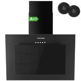 TopStrong Afzuigkap, 60 cm, klasse A++, schuin, stil, 350 m³/u, zwart