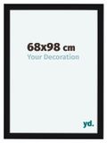 yd. Cadre photo 68x98 cm Noir Brillant MDF Como