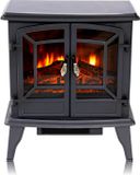 Classic Fire Narvik Elektrische Sfeerhaard - Vrijstaand - Zwart - 1800W