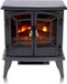 Classic Fire Narvik Cheminée électrique - Autoportant - Noir - 1800W