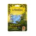 Weedlez Actief koolfilter 6 mm Phil Trino - SmartFilter (keramiek + cellulose + veganistische kokoskool) - Made in Italy, geen verstopping, stijlvol en zacht - verpakking van 50 premium filters (blauw