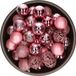 Kaemingk B.V. Boules de Noël - 37x pièces - rose bubblegum - 6 cm - plastique