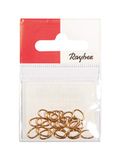 Rayher 2233406 ovale ringen 7,7 x 5,3 mm, goudkleurig, 22 stuks