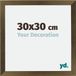 Your Decoration - Cadre photo 30x30 cm - MDF - Bronze Décor - Mura