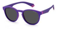 Polaroid PLD 8048/S JUNIOR LILAC VIOLET/GREY 45/18/130 Unisex Zonnebrillen
