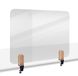 Legamaster ELEMENTS Tussenschot transparant pour bureau 60x80cm pinces