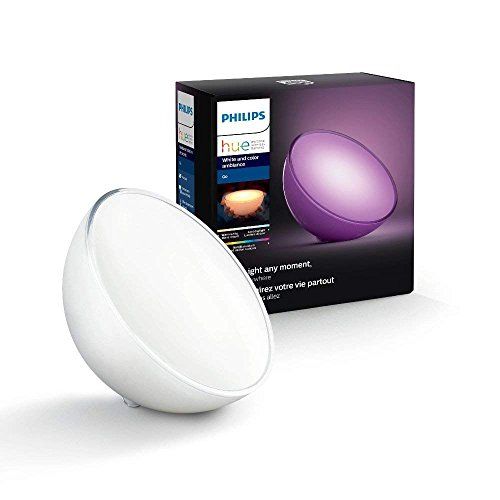 Philips Hue Go - Lampe d'ambiance nomade - Pilotable via smartphone - 6W - Blanc