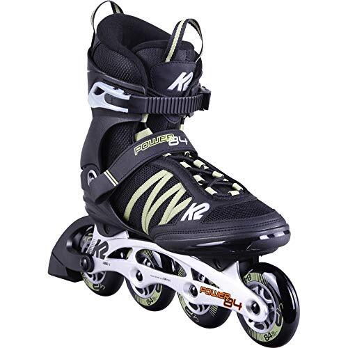 K2 Power 84 Inline skates voor heren met softboot, zwart - zand, 30D0371