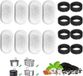 OEM BeiJingLiangPinJiaZuoKeJiWenHuaFaZhanYouXianGongSi Vervangingsfilter - Schuimfilter en Actieve koolfilter - voor Roestvrijstalen Kattenfontein - 16 stuks