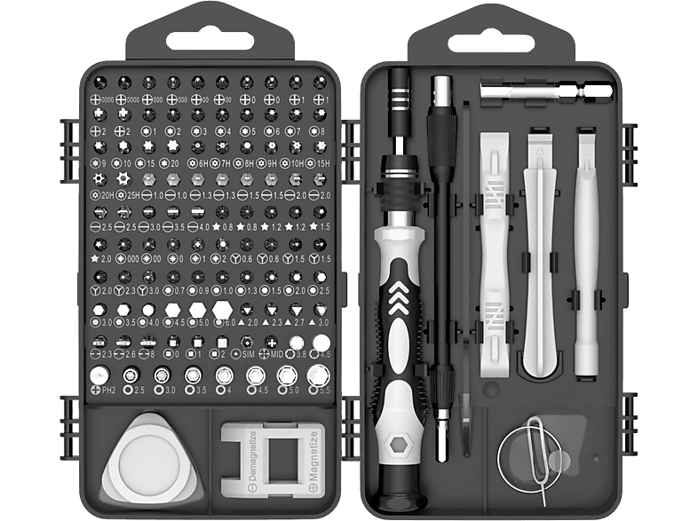 isy Isd 1000 117-in-1 Schroevendraaierset Zwart