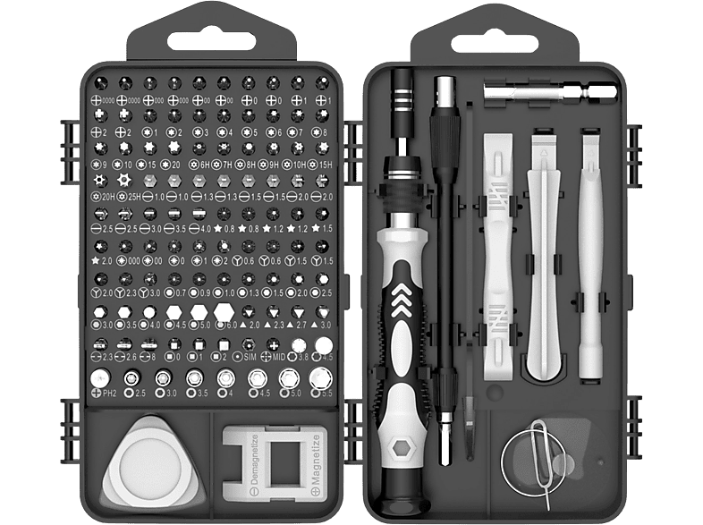 ISY ISD 1000 117-in-1 Schroevendraaierset Zwart