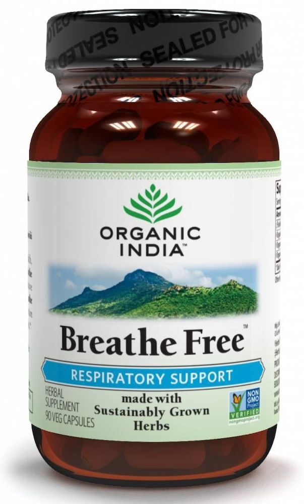Organic India Breathe Free Vegicaps