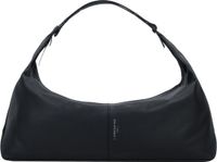 LIEBESKIND BERLIN Leren Schoudertas Paris 4 Small Pebble Hobo Bag Black Zwart