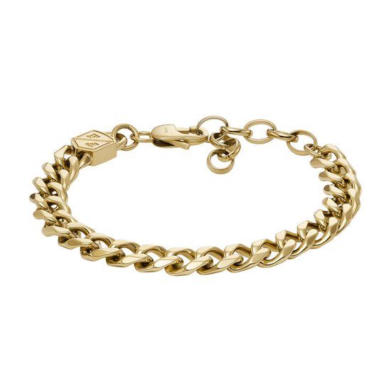 Fossil JF04616710 Heren Ketting - Goudkleurig