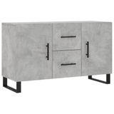 vidaXL Dressoir 100x36x60 cm Bewerkt Hout Betongrijs