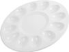 Housoutil Waaier dienblad witte keramische organizer