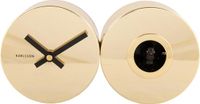 Karlsson Koekoeksklok Duo Cuckoo Plated - Goud - 26x7.2x13cm - Wandklok Scandinavisch