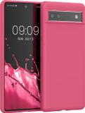 kwmobile telefoonhoesje geschikt voor Google Pixel 6a - Back cover - TPU - Awesome Pink