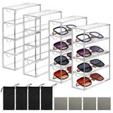 OEM Bol Zonnebril Organizer - multifunctioneel en compact - 4 stuks - acryl