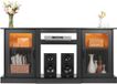 VEVOR TV-standaard voor 65 inch TV-kast met Lichtbalk Tafel Hout