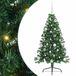 vidaXL Kunststof Voorverlichte Kerstboom met 150 LED Groen 150 cm PVC