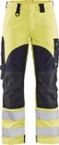 Blåkläder Multinorm Dames Werkbroek Inherent 7189-1512 - High Vis Geel/Marineblauw - D21