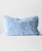 HEMA Housse de coussin 50 x 30 cm ultra-douce bleue