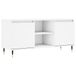 Bol meuble TV 104x35x50 cm bois traité blanc