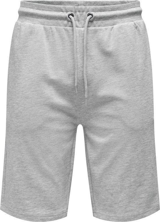 ONLY & SONS ONSNEIL LIFE SWEAT SHORTS NOOS Heren - Light Grey Melange - Maat S