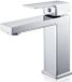 Unyqoos® Chromen wastafelmengkraan met verstelbare temperatuur en waterbesparing