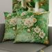 PETTI Artigiani Italiani - Paar kussenslopen 50 x 50 cm van microvezel, decoratief kussen voor slaapkamer, bank, woonkamer, set van 2 kussenslopen, bloemenpatroon 06 3, 100% Made in Italy