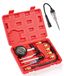 Manomètre de compression - 0-20 bar - 0-300 psi - Jeu de 9 pièces - Mallette en plastique
