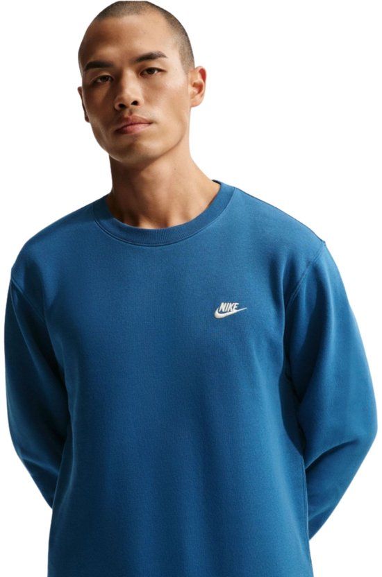Nike Club Bb Pullover Hoodie Fn3859-476 - Blauw - Maat M