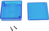 Hammond Electronics 1551TTBU Universele behuizing 60 x 60 x 20 ABS Blauw (transparant)