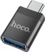 Hoco - Adaptateur USB C vers USB A - Noir