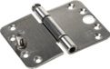 Breuer & Schmitz BSW Scharnier V RD 818 STD - RVS - 89 x 102 x 3 mm