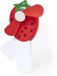 Merkloos Manhattan Mini ventilator/handventilator - aardbei - 7 x 13 x 3 cm