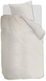 Ambiante Cotton Uni dekbedovertrek - Effen - Eenpersoons - 140x200/220 - Gebroken wit