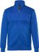 JP 1880 Heren Sweatvest Opstaande Kraag Badges Jeans Blauw Maat 6XL