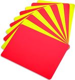 Shenzhen Haorui Industrial Technology Co., Ltd. Cartons d'arbitre de football - 10 cartons rouges et jaunes pour le sport, cartons d'avertissement inclus