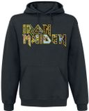 Iron Maiden Eddies Logo Heren Trui met capuchon - zwart - XXL