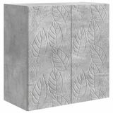vidaXL Wandkast 59 x 31 x 60 cm Bewerkt hout Betongrijs