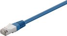 Goobay 73073 netwerkkabel Blauw 2 m Cat5e F/UTP (FTP) Rond