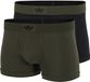 adidas Originals 2PK Trunk - Comfort Cotton Rib - Onderbroek Mannen - Kaki, Zwart