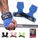 Bol Lifting Straps pour Bodybuilding, Haltérophilie, Musculation et Fitness - Bleu