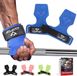Bol Lifting Straps pour Bodybuilding, Haltérophilie, Musculation et Fitness - Bleu