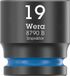 Wera 8790 B Impaktor-dop met 3/8\"-aandrijving, 19 x 30 mm - 05005510001