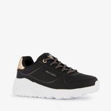 Skechers Uno Lite meisjes sneakers zwart goud - Maat 37